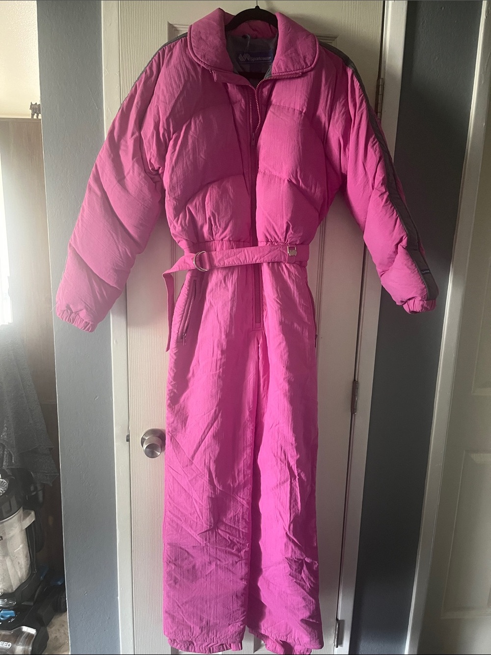 Women’s Ski One-Piece Snowsuit in Hot Pink
